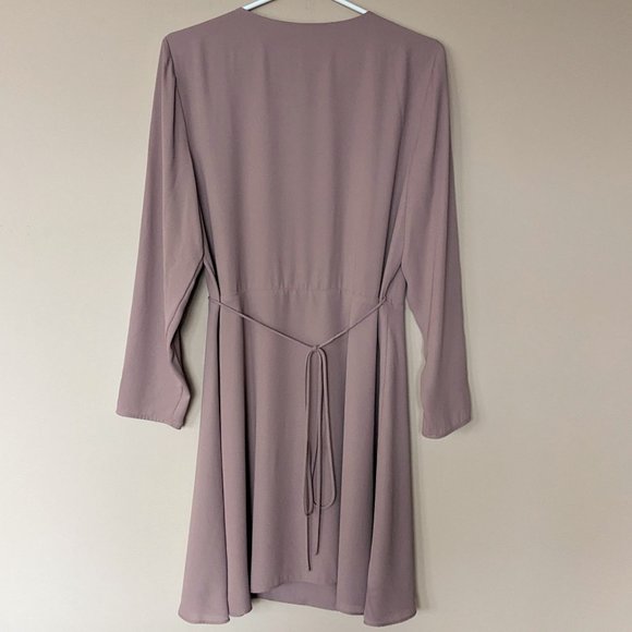 Aritzia Babaton Optima Dress in Shadow Mauve Size L - Picture 10 of 14